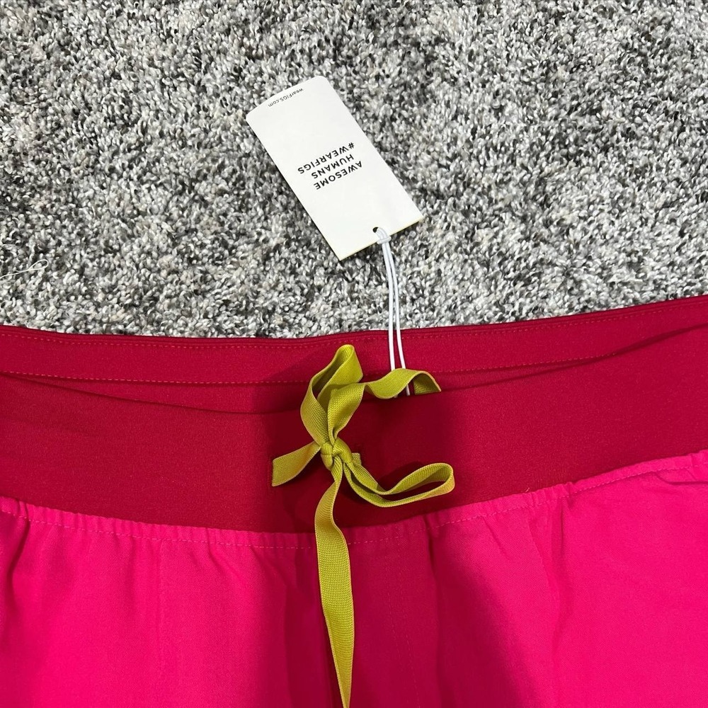FIGS High Waisted Zamora‎ Scrub Pants Women Yoga Waistband NWT Hot Pink 3XLP